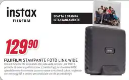 Trony Fujifilm stampante foto link wide offerta