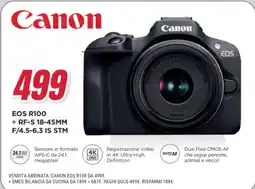 Trony Canon EOS R100 offerta