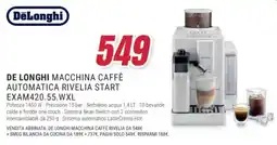 Trony DeLonghi macchina caffè automatica Rivelia Start offerta