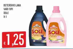 IperSisa Detersivo lana vari tipi Sole offerta