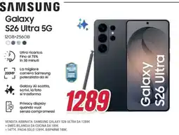 Trony Samsung Galaxy S26 Ultra 5G offerta