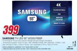 Trony Samsung TV LED 55" UE55U7000F offerta