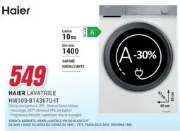 Trony Haier lavatrice offerta