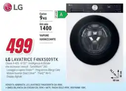 Trony LG Lavatrice F4NX5009TK offerta