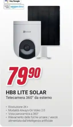 Trony Ezviz HB8 Lite Solar offerta
