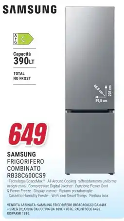 Trony Samsung frigorifero combinato offerta