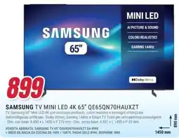 Trony Samsung TV Mini LED 4K 65" offerta