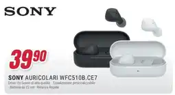 Trony Sony Auricolari WFC510B.CE7 offerta
