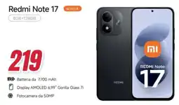 Trony Redmi Note 17 offerta