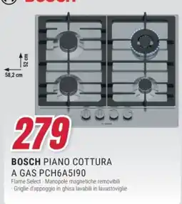 Trony Bosch piano cottura a gas offerta