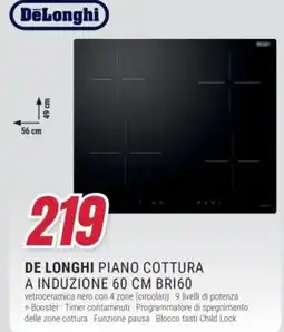 Trony DeLonghi piano cottura a induzione 60 cm offerta