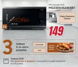 Trony Microonde Grill MG23DG4524CGE1 offerta