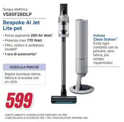 Trony Bespoke AI Jet Lite pet offerta