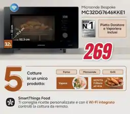 Trony Microonde Bespoke MC32DG7646KKE1 offerta