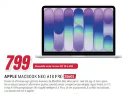 Trony Apple MacBook Neo A18 Pro offerta