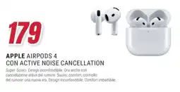 Trony Apple AirPods 4 offerta