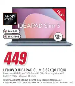 Trony Lenovo Ideapad Slim 3 offerta