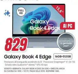 Trony Galaxy Book 4 Edge offerta