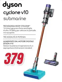 Trony Dyson cyclone v10 submarine offerta
