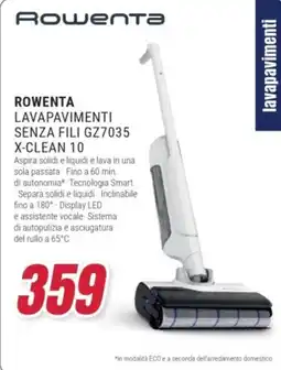 Trony Rowenta lavapavimenti senza fili GZ7035 X-CLEAN 10 offerta