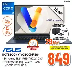 Expert Di Lella ASUS Notebook VivobookKF1504 offerta