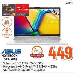 Expert Di Lella ASUS Notebook E1504FABQ offerta