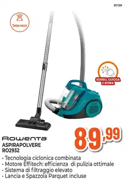 Expert Di Lella Rowenta Aspirapolvere RO2932 offerta