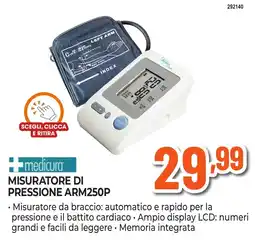 Expert Di Lella MISURATORE DI PRESSIONE ARM250P offerta
