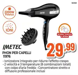 Expert Di Lella Imetec Phon per capelli 11976 offerta