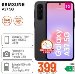 Expert Di Lella Samsung Galaxy A37 5G offerta