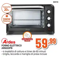 Expert Di Lella Ardes forno elettrico offerta