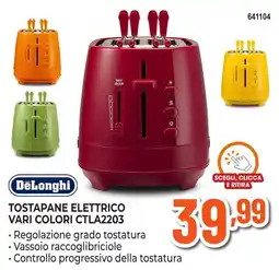 Expert Di Lella Tostapane elettrico DeLonghi offerta