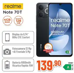 Expert Di Lella realme Note 70T offerta