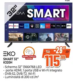 Expert Di Lella Eko Smart 32" offerta
