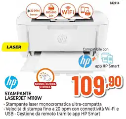 Expert Di Lella Stampante laser HP LaserJet M110W offerta