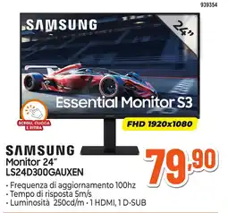 Expert Di Lella Samsung Monitor 24" offerta