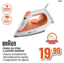 Expert Di Lella BRAUn ferro da stiro a vapore si1009or offerta