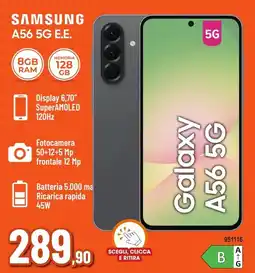 Expert Di Lella Samsung Galaxy A56 5G offerta