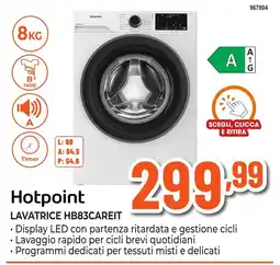 Expert Di Lella Hotpoint Lavatrice HB83CAREIT offerta