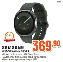 Expert Di Lella Samsung Watch 9 44mm Silver offerta