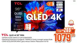 Expert Di Lella TCL QLED 4K 98" P89K offerta