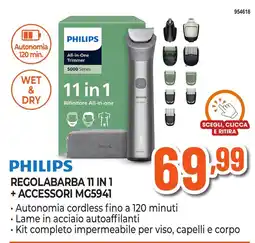 Expert Di Lella Philips regolabarba 11 in 1 offerta