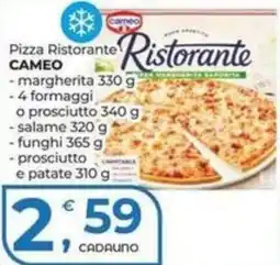 Alter Discount Pizza Ristorante Cameo offerta