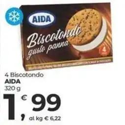 Alter Discount Biscotondo gusto panna AIDA offerta