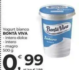 Alter Discount Yogurt bianco BONTÀ VIVA offerta