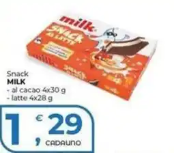 Alter Discount Snack MILK offerta