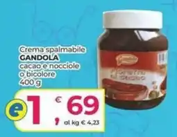 Alter Discount Crema spalmabile Gandola cacao e nocciole offerta