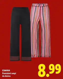 Lidl Esmara Pantaloni ampi da donna offerta