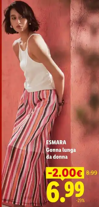 ESMARA Gonna lunga da donna