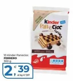 Alter Discount Kinder Panecioc Ferrero offerta